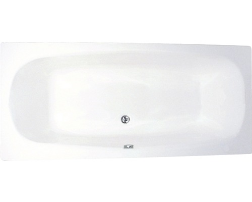 Rechteckbadewanne Sanotechnik Marbella 409091 180x80 cm weiß Rechteckige Badewanne von oben