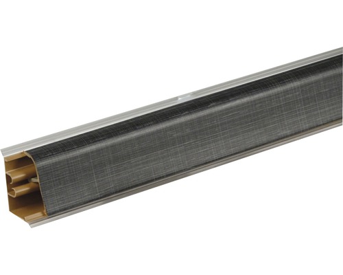 Wandabschlussleiste PICCANTE Brown Line L441 Länge: 590 mm Kabelkanal aus Kunststoff