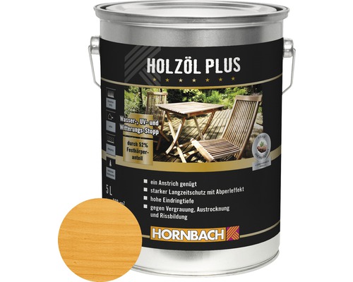 HORNBACH Holzöl Plus lärche 5 l