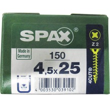 Verpackung Spax Schrauben, 4,5 x 25 Millimeter, 150 Stück