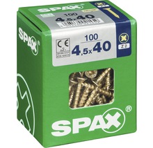Spax Universalschrauben 4,5x40 mm, 100 Stück in einer Packung