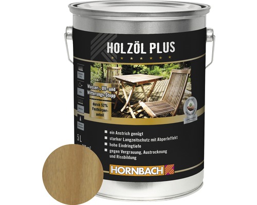 HORNBACH Holzöl Plus douglasie 5 l