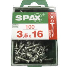 Spax Schrauben 3,5 x 16 Millimeter, 100 Stück Packung