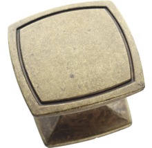 Quadratischer Möbelknopf aus Metall