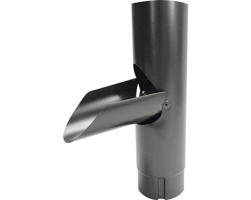 PRECIT Wasserablaufklappe Aluminium anthracite grey RAL 7016 NW 87 mm