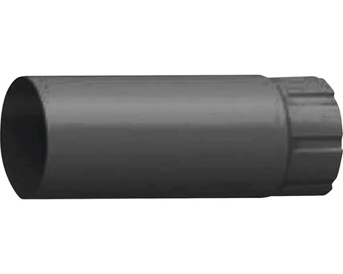 PRECIT Fallrohr Aluminium rund Anthrazitgrau RAL 7016 Ø 87 mm L= 3000 mm Abflussrohr aus Kunststoff
