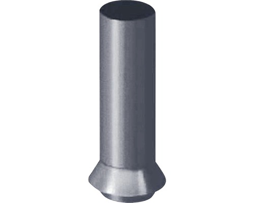 PRECIT Kanalisationsanschluss für Fallrohr Aluminium rund anthracite grey RAL 7016 NW 87 mm 400 mm