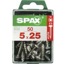Spax Universalschrauben 5x25 Millimeter, 50 Stück in Verpackung