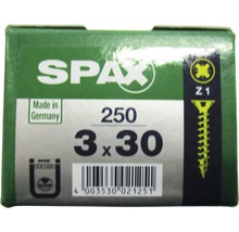 Verpackung Spax Schrauben 3 x 30 Millimeter, 250 Stück
