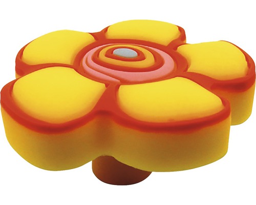 Möbelknopf in Blumenform