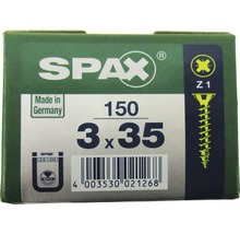 Verpackung Spax Schrauben, 3 x 35 mm, 150 Stück