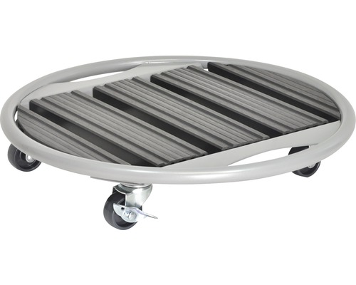 Pflanzenroller WagnerSystem WPC Ø 38 cm Tragkraft 70 kg anthrazit Pflanzenroller mit Rollen