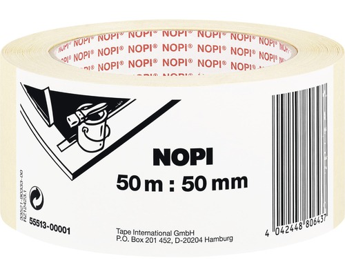 Nopikrepp Abdeckband crème 50 mm x 50 m