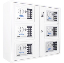 Schlüsselausgabesystem Rottner Keysystem 6 weiß, Außenmaß: B, H, T: 535x465x170 mm, Elektronikschloss-thumb-3