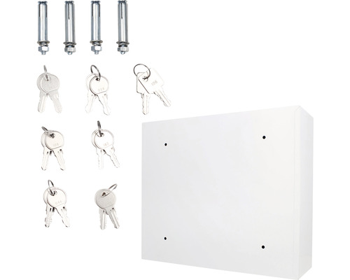 Schlüsselkasten mit Montagematerial und mehreren Schlüsseln