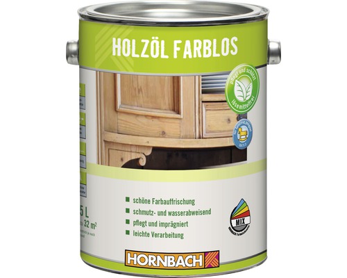 HORNBACH Holzöl farblos 2,5 L