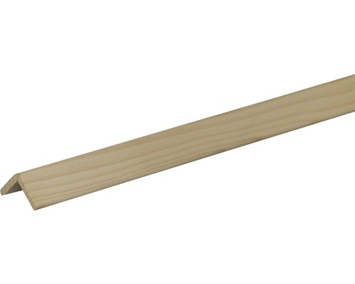 Winkelleiste Fichte/Tanne lackiert 28x28 mm L:2400 mm Holzbilderrahmenleiste