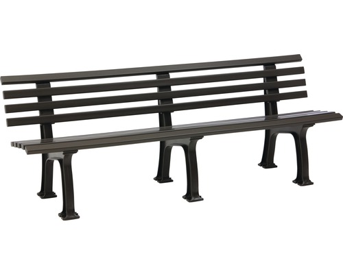 Gartenbank mit Rückenlehne