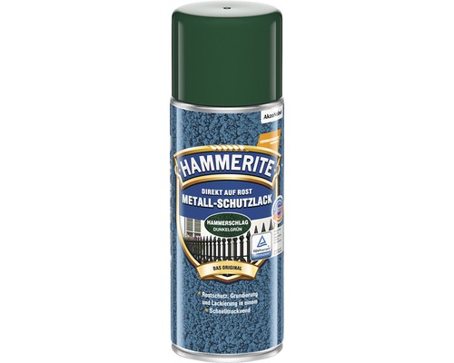 HAMMERITE Metall-Schutzlack Hammerschlag Dunkelgrün 400 ml HAMMERITE Metall-Schutzlack Hammerschlag Dunkelgrün 400 ml