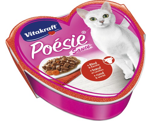 Katzenfutter nass VITAKRAFT Poésie Rind und Karotte 85 g