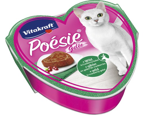 Katzenfutter nass VITAKRAFT Poésie Wild in Cranberry-Gelée 85 g