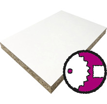 Spanplatte beschichtet Platte foliert weiß 2650,0 x 1032,0 x 16,0 mm-thumb-0