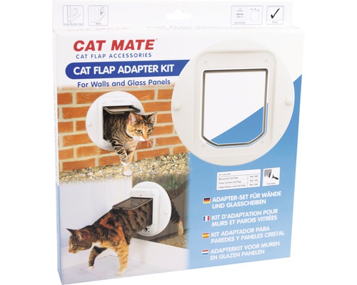 Katzentüre Cat Mate Adapterkit weiß