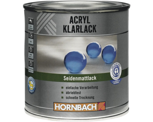 HORNBACH Acryl Klarlack seidenmatt 2 l