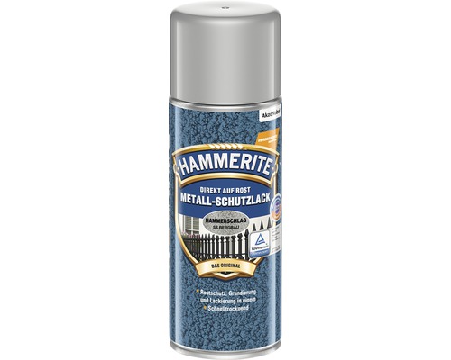 HAMMERITE Metall-Schutzlack Hammerschlag Silbergrau 400 ml HAMMERITE Metall-Schutzlack Hammerschlag Silbergrau 400 ml