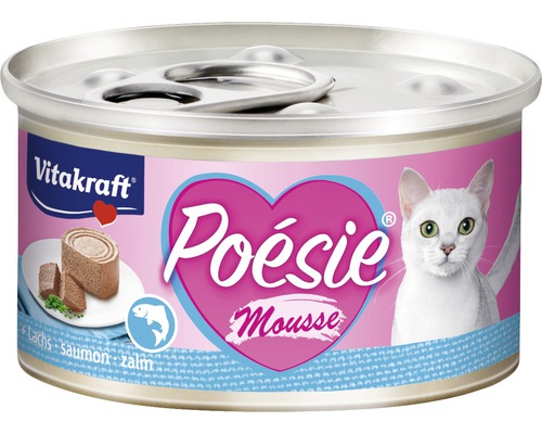 Katzenfutter nass VITAKRAFT Poésie Mousse Lachs 85 g