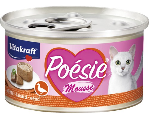 Katzenfutter nass VITAKRAFT Poésie Mousse Ente 85 g