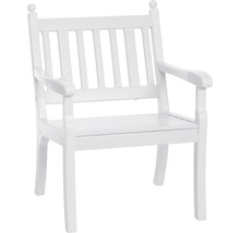 Gartenstuhl mit Armlehnen aus Holz