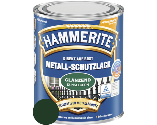 HAMMERITE Metall-Schutzlack glänzend Dunkelgrün 250 ml