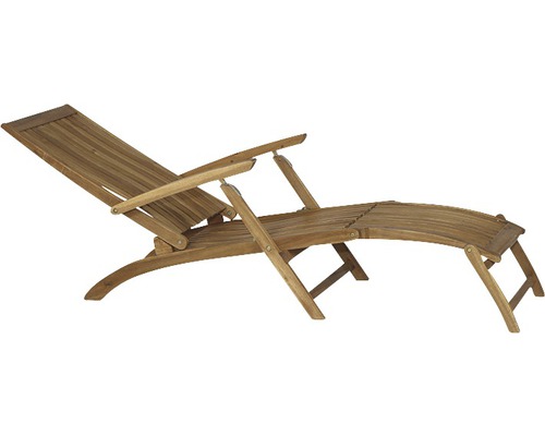 Holzliege für den Garten
