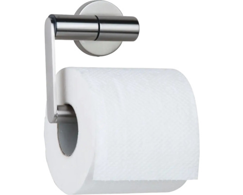 Toilettenpapierhalter aus Metall mit Papierrolle