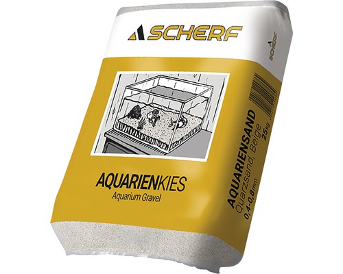 Scherf Aquariensand, Quarzsand, 25 kg, Körnung 0,4-0,8 mm