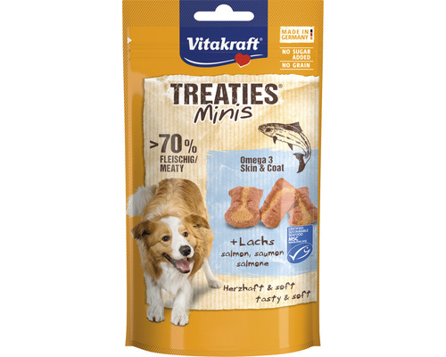 Vitakraft Treaties Minis Hundesnack mit Lachs