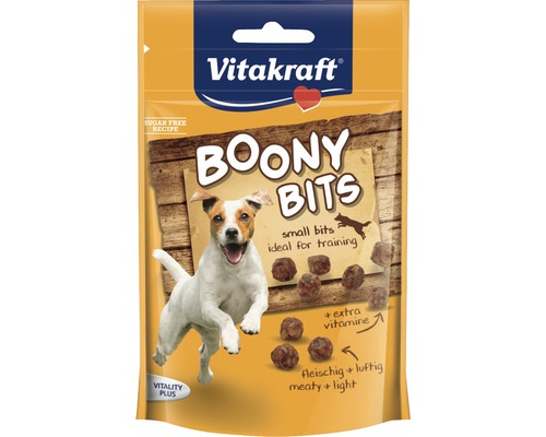Hunde Snacks Vitakraft Boony Bits Verpackung Vitakraft Boony Bits Hundesnacks für das Training