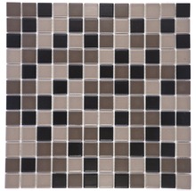Mosaikfliese mit kleinen, quadratischen Steinen