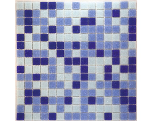Glasmosaik 32,7x32,7 cm blau mix Glasmosaik 32,7x32,7 cm blau mix