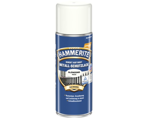 HAMMERITE Metall-Schutzlack glänzend weiß 400 ml