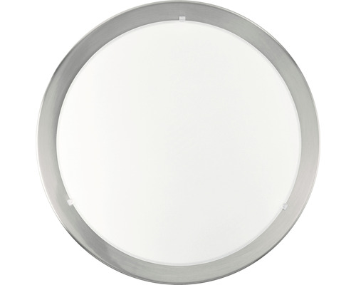 Runde Deckenleuchte mit Metalleinfassung