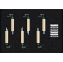 Kabellose LED Christbaumkerzen mit Batterien im Set