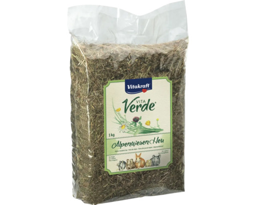 Nagerstreu, Vitakraft, Vita Verde Alpenwiesenheu 30 Liter Vitakraft Vita Verde Alpenwiesen Heu für Nagetiere, 1 kg Packung