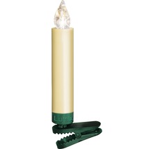 LED-Kerze mit Clip zur Dekoration
