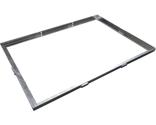 Zarge Wolfa 100x50 cm Bauhöhe 20 mm (für Gitterrost 99x49 cm Metallrahmen für Bauprojekte