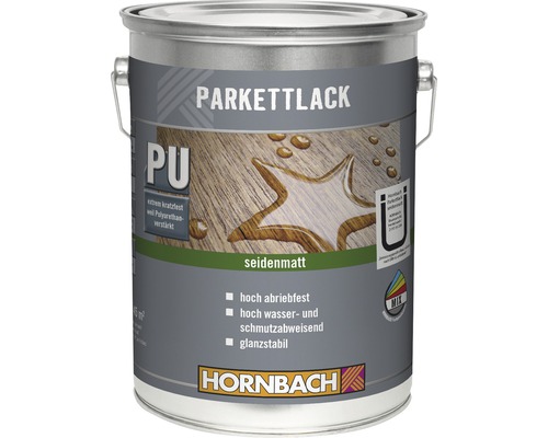 HORNBACH Holzlack Parkettlack seidenmatt 5 l HORNBACH Holzlack Parkettlack seidenmatt 5 l