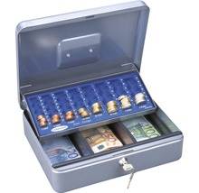 Geldzählkassette Rottner Euro silber, Außenmaß: B, H, T: 300x90x240 mm-thumb-0