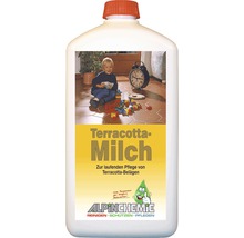 Flasche Terrakotta Milch zur Pflege von Terrakottaböden
