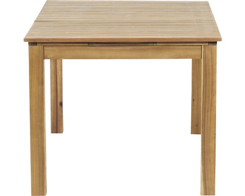 Gartentisch Gardamo Falun 150 x 90 cm, Akazienholz FSC Gestell aus Akazienholz FSC® 100% in natur, Gartentischplatte aus Akazienholz FSC® 100% in natur Quadratischer Gartentisch aus Holz